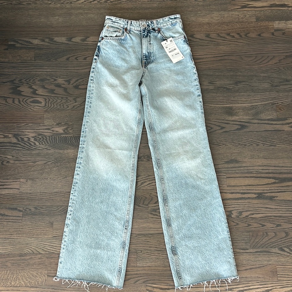 Brand new, Light-wash Zara jeans